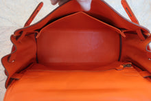 画像をギャラリービューアに読み込む, HERMES/エルメス ケリー28 ヴォーガリバー オレンジ 〇V刻印 ショルダーバッグ 800020019