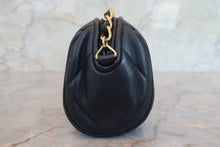 Load image into Gallery viewer, CHANEL CC mark fringe chain shoulder bag Lambskin Navy/Gold hadware Shoulder bag 700080071