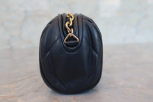 Load image into Gallery viewer, CHANEL CC mark fringe chain shoulder bag Lambskin Navy/Gold hadware Shoulder bag 700080071