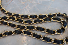 Load image into Gallery viewer, CHANEL CC mark fringe chain shoulder bag Lambskin Navy/Gold hadware Shoulder bag 700080071