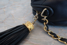 Load image into Gallery viewer, CHANEL CC mark fringe chain shoulder bag Lambskin Navy/Gold hadware Shoulder bag 700080071