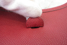 Load image into Gallery viewer, HERMES  EVELYNE TPM Epsom leather Rouge Grenet X Engraving Shoulder bag 700030289