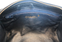 Load image into Gallery viewer, CHANEL CC mark fringe chain shoulder bag Lambskin Navy/Gold hadware Shoulder bag 700080071