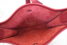 Load image into Gallery viewer, HERMES  EVELYNE TPM Epsom leather Rouge Grenet X Engraving Shoulder bag 700030289