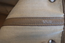画像をギャラリービューアに読み込む, HERMES/エルメス ガーデンパーティPM ネゴンダ ベージュ □L刻印 トートバッグ 800060090