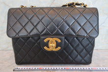 將圖片載入圖庫檢視器 CHANEL/シャネル 中マトラッセシングルフラップチェーンショルダーバッグ ラムスキン ブラック/ゴールド金具 ショルダーバッグ 700090132