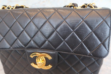將圖片載入圖庫檢視器 CHANEL/シャネル 中マトラッセシングルフラップチェーンショルダーバッグ ラムスキン ブラック/ゴールド金具 ショルダーバッグ 700090132