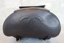 Load image into Gallery viewer, CHANEL Matelasse chain back pack Lambskin Black/Gold hadware Back pack 700080063
