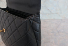 将图片加载到图库查看器,CHANEL/香奈儿 CF 梯形 手提包 荔枝皮 Black/Gold hadware(黑色/金色金属) 手提包 800030136