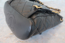 Load image into Gallery viewer, CHANEL Matelasse chain back pack Lambskin Black/Gold hadware Back pack 700080063