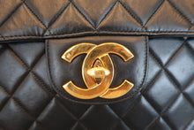 將圖片載入圖庫檢視器 CHANEL/シャネル 中マトラッセシングルフラップチェーンショルダーバッグ ラムスキン ブラック/ゴールド金具 ショルダーバッグ 700090132