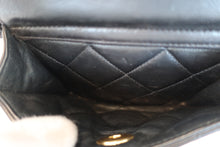 Load image into Gallery viewer, CHANEL Matelasse chain back pack Lambskin Black/Gold hadware Back pack 700080063