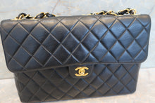 画像をギャラリービューアに読み込む, CHANEL/シャネル 中マトラッセシングルフラップチェーンショルダーバッグ ラムスキン ブラック/ゴールド金具 ショルダーバッグ 700100161