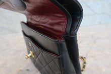 画像をギャラリービューアに読み込む, CHANEL/シャネル パリ限定ミニマトラッセダブルフラップチェーンショルダーバッグ ラムスキン ブラック/ゴールド金具 ショルダーバッグ 800020186