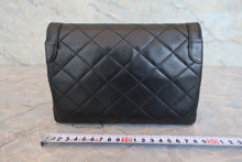 画像をギャラリービューアに読み込む, CHANEL/シャネル パリ限定ミニマトラッセダブルフラップチェーンショルダーバッグ ラムスキン ブラック/ゴールド金具 ショルダーバッグ 800030163