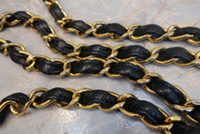 画像をギャラリービューアに読み込む, CHANEL/シャネル 中マトラッセシングルフラップチェーンショルダーバッグ ラムスキン ブラック/ゴールド金具 ショルダーバッグ 700100161