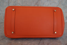 画像をギャラリービューアに読み込む, HERMES/エルメス バーキン35 トゴ オレンジ □E刻印 ハンドバッグ 800010047