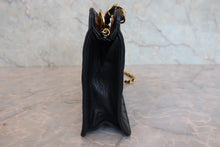 画像をギャラリービューアに読み込む, CHANEL/シャネル Vステッチチェーンショルダーバッグ ラムスキン ブラック/ゴールド金具 ショルダーバッグ 800030145