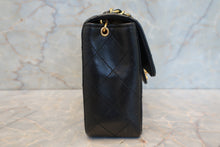 将图片加载到图库查看器,CHANEL/香奈儿 迷你CF 单盖 链条包 羊皮 Black/Gold hadware(黑色/金色金属) 肩背包 700100193