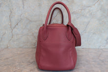 Load image into Gallery viewer, HERMES LINDY 30 Clemence leather Bois de rose □O Engraving Shoulder bag 700090129