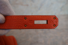 画像をギャラリービューアに読み込む, HERMES/エルメス バーキン35 トゴ オレンジ □E刻印 ハンドバッグ 800010047