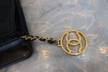 画像をギャラリービューアに読み込む, CHANEL/シャネル Vステッチチェーンショルダーバッグ ラムスキン ブラック/ゴールド金具 ショルダーバッグ 800030145
