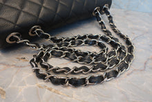 Load image into Gallery viewer, CHANEL Medium Matelasse single flap double chain shoulder bag Caviar skin Black/Silver hadware Shoulder bag 800020197