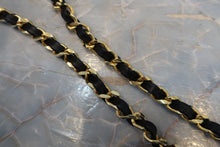 Load image into Gallery viewer, CHANEL Matelasse fringe chain shoulder bag Caviar skin Black/Gold hadware Shoulder bag 700040061