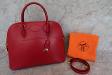 將圖片載入圖庫檢視器 HERMES/エルメス ボリード35 ボックスカーフ ヴァーミリオン 〇Y刻印 ショルダーバッグ 700010226