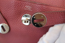 Load image into Gallery viewer, HERMES LINDY 30 Clemence leather Bois de rose □O Engraving Shoulder bag 700090129