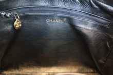 Load image into Gallery viewer, CHANEL Matelasse fringe chain shoulder bag Caviar skin Black/Gold hadware Shoulder bag 700040061