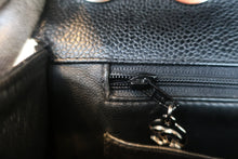 Load image into Gallery viewer, CHANEL Medium Matelasse single flap double chain shoulder bag Caviar skin Black/Silver hadware Shoulder bag 800020197