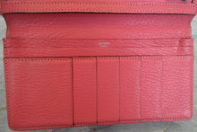 Load image into Gallery viewer, HERMES  Bearn Soufflet Chevre myzore goatskim Rose azalee A Engraving Wallet 700020122
