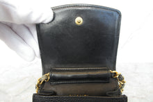 Load image into Gallery viewer, CHANEL CC mark mini chain shoulder bag Caviar skin Black/Gold hadware Shoulder bag 700010110
