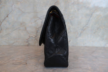 画像をギャラリービューアに読み込む, CHANEL/シャネル パリ限定マトラッセダブルフラップチェーンショルダーバッグ ラムスキン ブラック/ゴールド金具 ショルダーバッグ 800010017