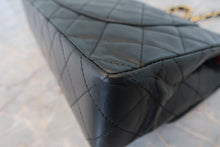 画像をギャラリービューアに読み込む, CHANEL/シャネル パリ限定マトラッセダブルフラップチェーンショルダーバッグ ラムスキン ブラック/ゴールド金具 ショルダーバッグ 800010017