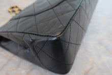 画像をギャラリービューアに読み込む, CHANEL/シャネル パリ限定マトラッセダブルフラップチェーンショルダーバッグ ラムスキン ブラック/ゴールド金具 ショルダーバッグ 800010017