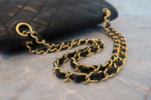 画像をギャラリービューアに読み込む, CHANEL/シャネル パリ限定マトラッセダブルフラップチェーンショルダーバッグ ラムスキン ブラック/ゴールド金具 ショルダーバッグ 800010017