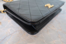 将图片加载到图库查看器,CHANEL/香奈儿 CF 按压锁 链条包 羊皮 Black/Gold hardware(黑色/金色金属) 肩背包 800090145