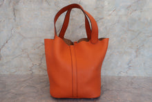 画像をギャラリービューアに読み込む, HERMES/エルメス ピコタンロックMM トリヨンクレマンス オレンジ ハンドバッグ 700080065