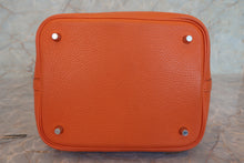 画像をギャラリービューアに読み込む, HERMES/エルメス ピコタンロックMM トリヨンクレマンス オレンジ ハンドバッグ 700080065