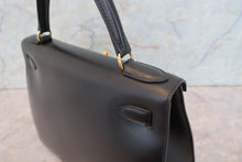 將圖片載入圖庫檢視器 HERMES/エルメス ケリー28 ボックスカーフ ブラック 〇Z刻印 ショルダーバッグ 700090115