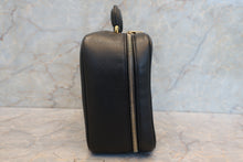 Load image into Gallery viewer, CHANEL CC mark 2WAY vanity Caviar skin Black/Gold hadware Vanity 700100187