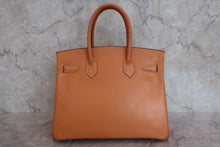 画像をギャラリービューアに読み込む, HERMES/エルメス バーキン30 ヴァッシュ ナチュラル □B刻印 ハンドバッグ 800080061
