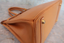 画像をギャラリービューアに読み込む, HERMES/エルメス バーキン30 ヴァッシュ ナチュラル □B刻印 ハンドバッグ 800080061