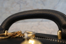 Load image into Gallery viewer, CHANEL CC mark 2WAY vanity Caviar skin Black/Gold hadware Vanity 700100187
