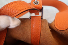 画像をギャラリービューアに読み込む, HERMES/エルメス ピコタンロックMM トリヨンクレマンス オレンジ ハンドバッグ 700080065