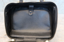 Load image into Gallery viewer, CHANEL CC mark 2WAY vanity Caviar skin Black/Gold hadware Vanity 700100187