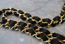 画像をギャラリービューアに読み込む, CHANEL/シャネル パリ限定マトラッセダブルフラップチェーンショルダーバッグ ラムスキン ブラック/ゴールド金具 ショルダーバッグ 800010035