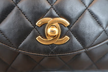 画像をギャラリービューアに読み込む, CHANEL/シャネル マトラッセチェーンショルダーバッグ ラムスキン ブラック/ゴールド金具 ショルダーバッグ 800050101